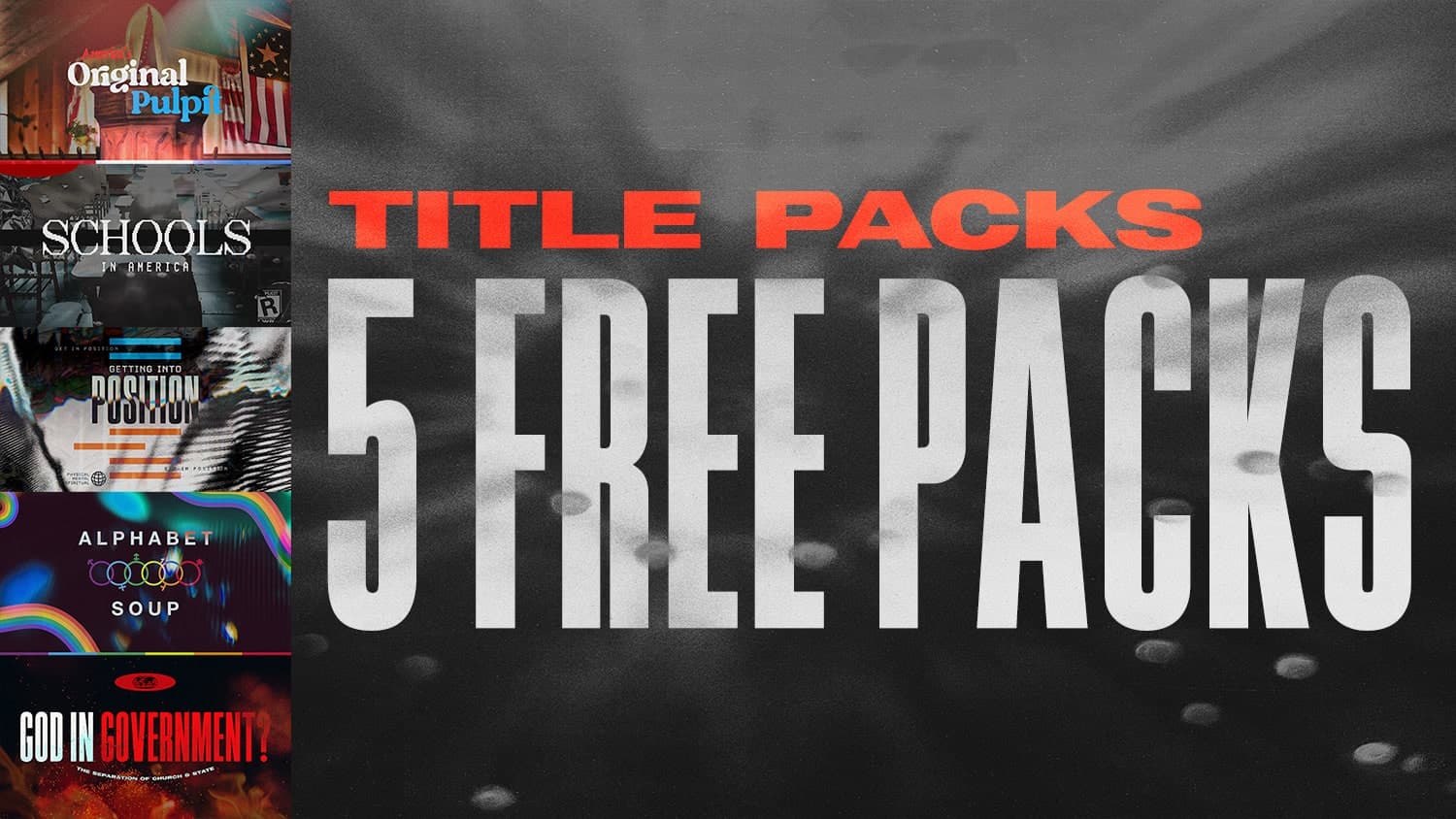 5 Free Title Packs