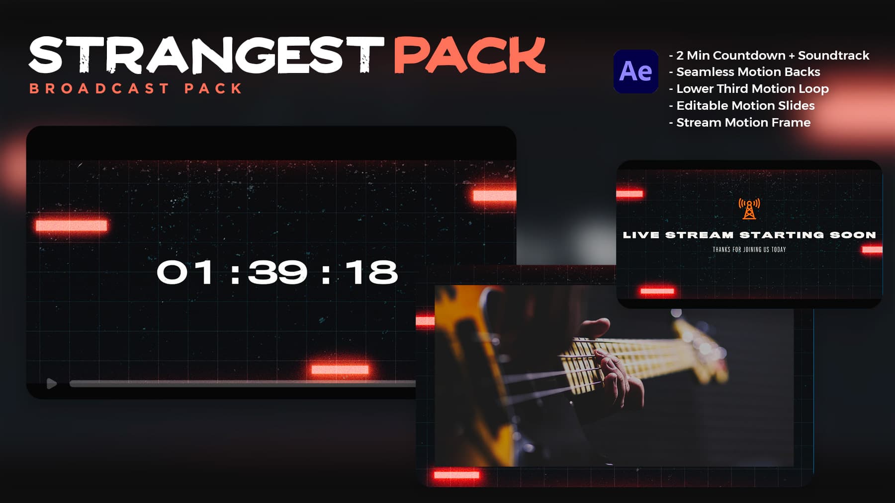 Strangest Pack – Broadcast Motions