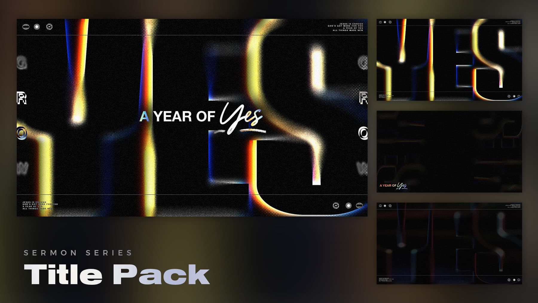 Sermon series title: A Year of Yes