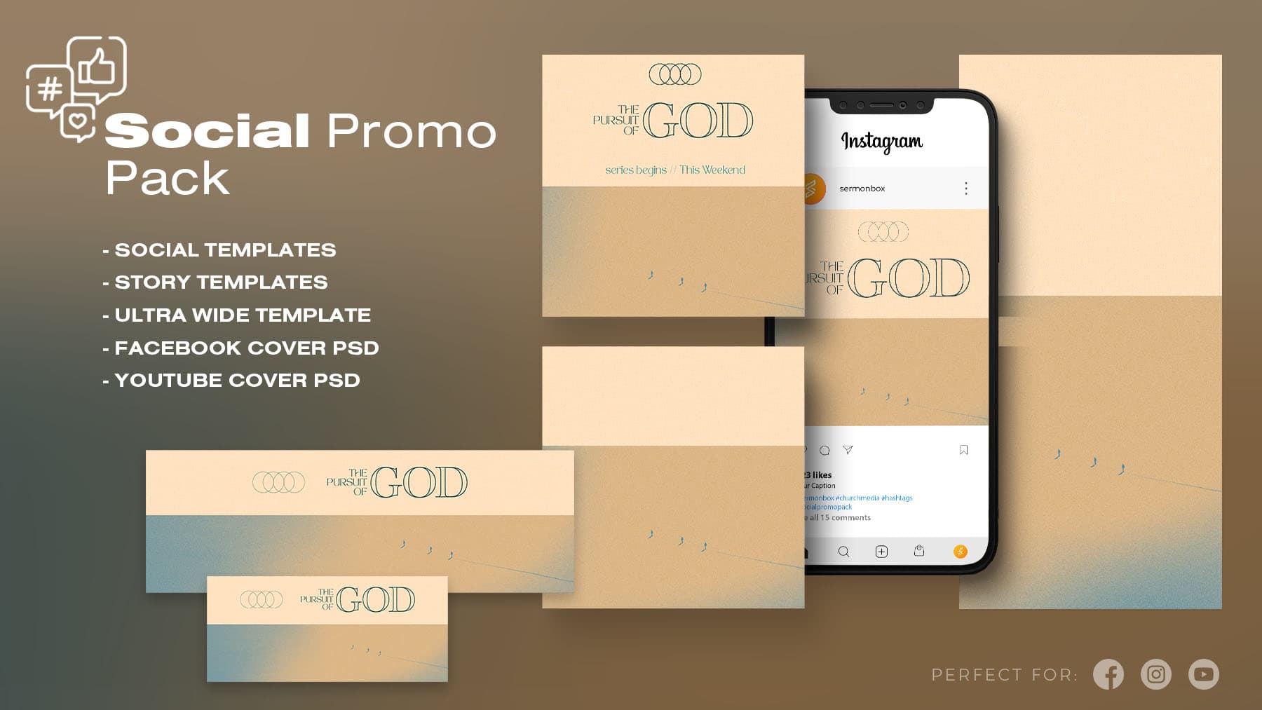 the pursuit of god social pack