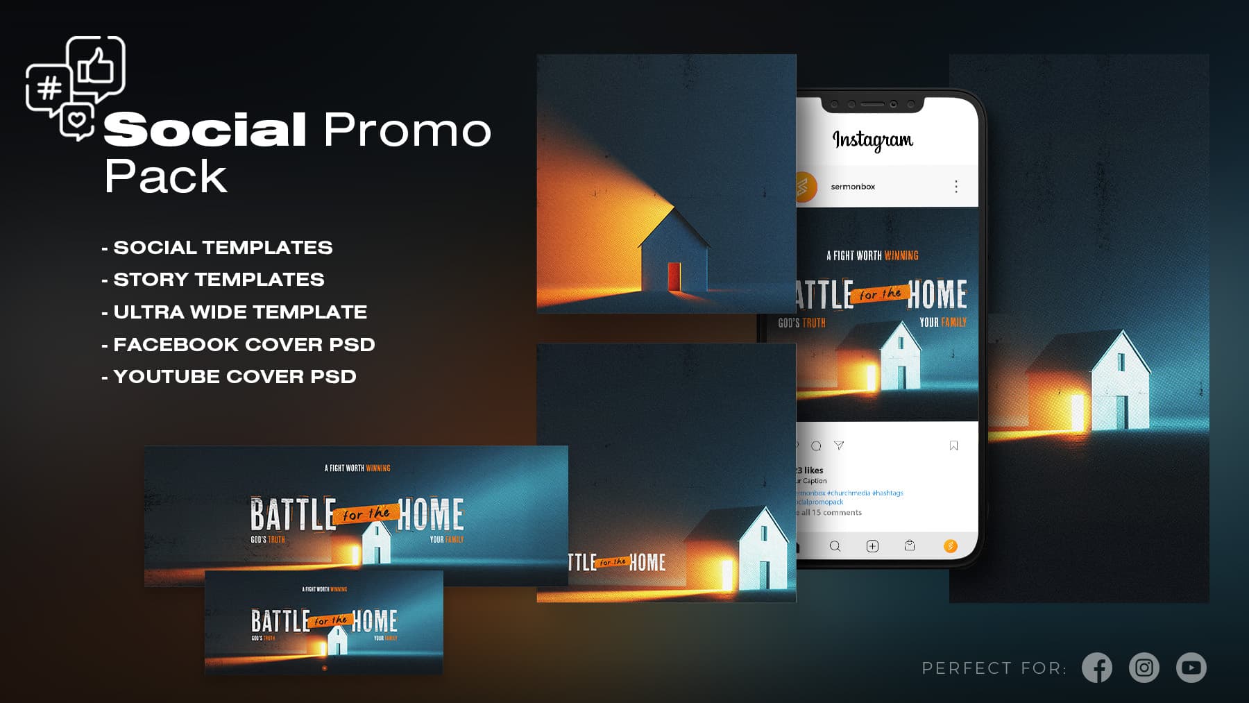 Battle For The Home – Social Pack