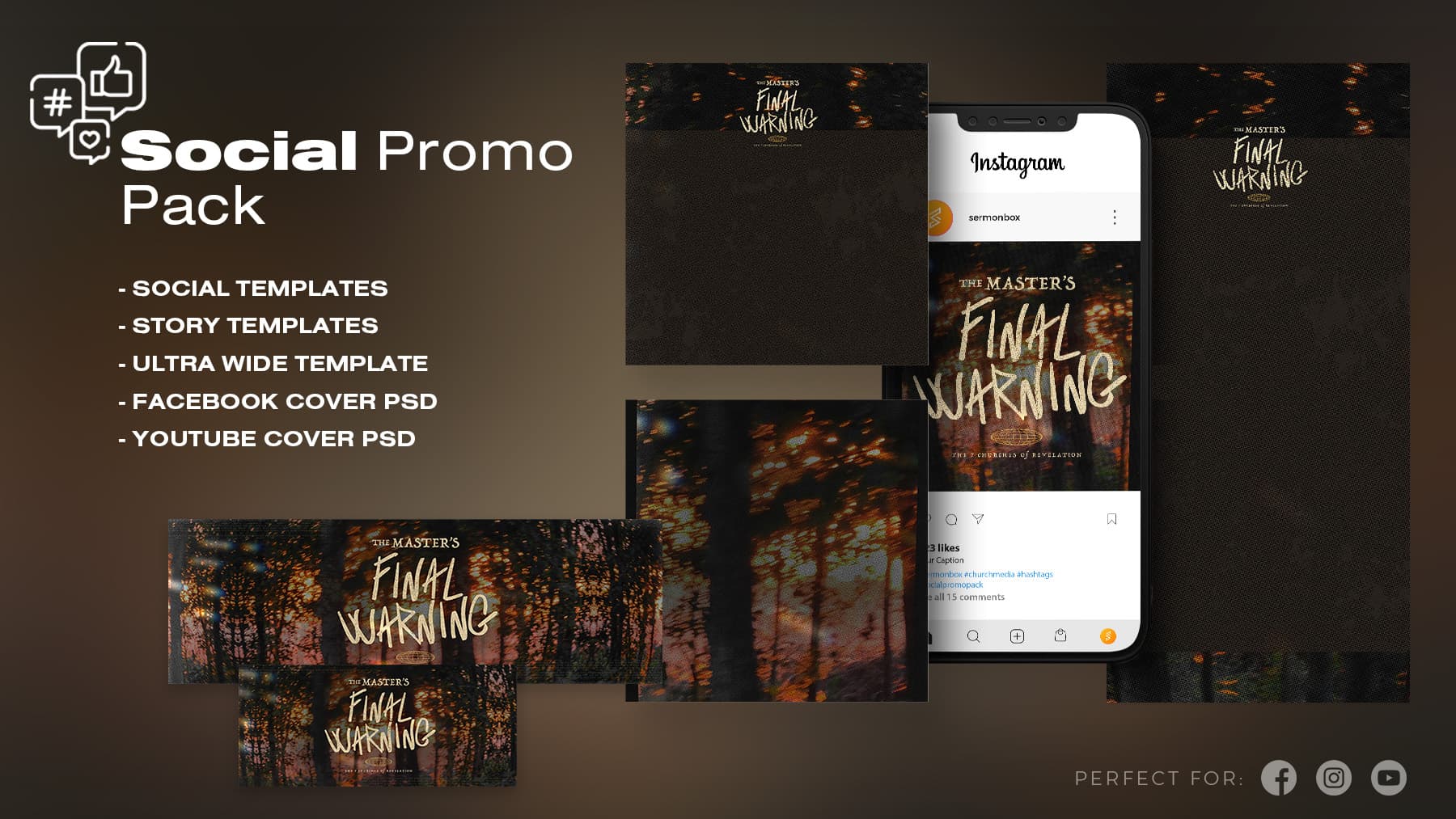 The Master’s Final Warning – Social Pack