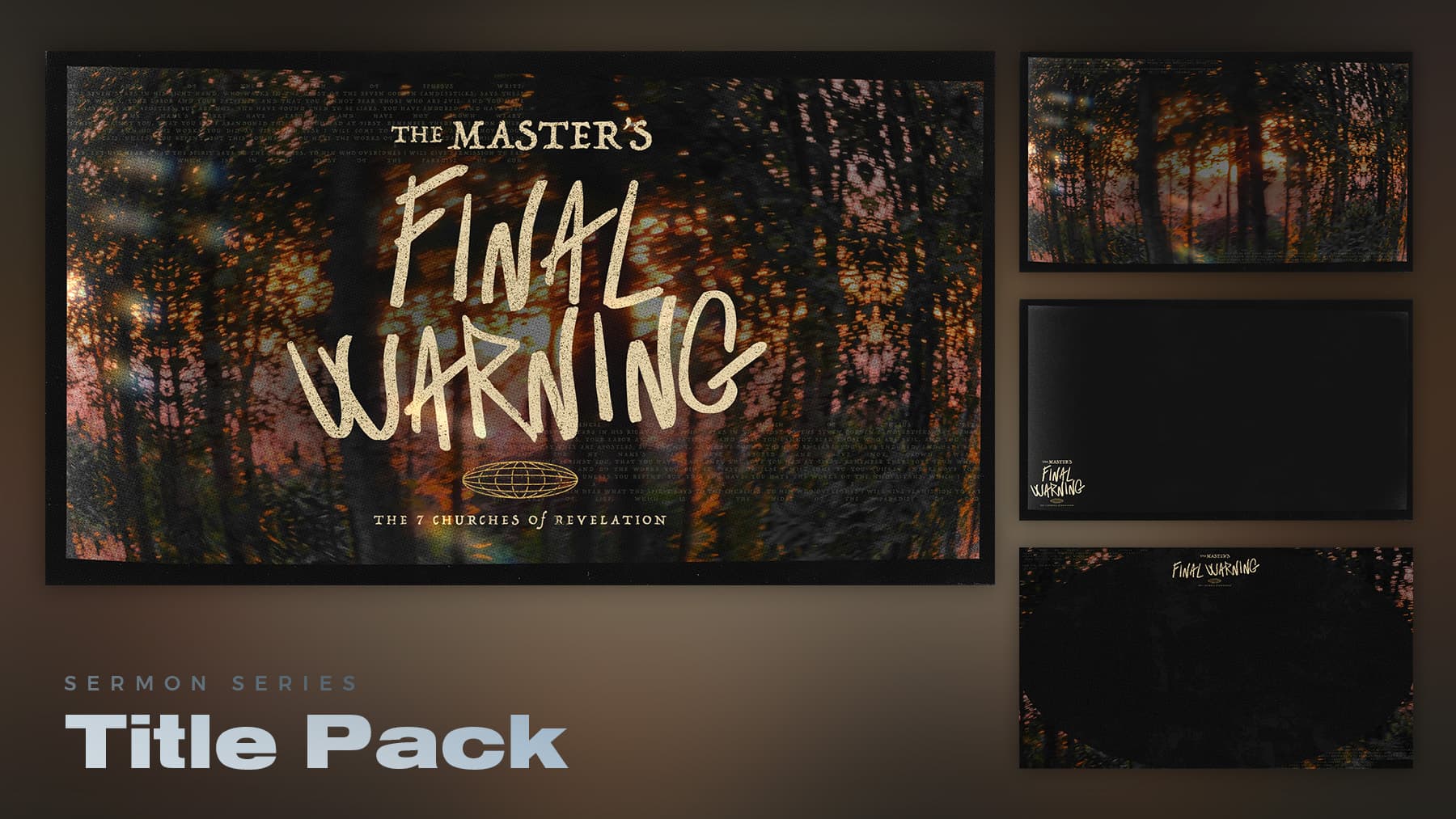 The Master’s Final Warning – Title Pack