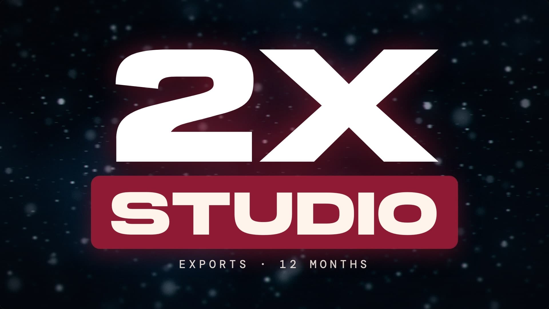 2x Studio: double Worship Visual Studio and Lyric Studio exports for 12 months