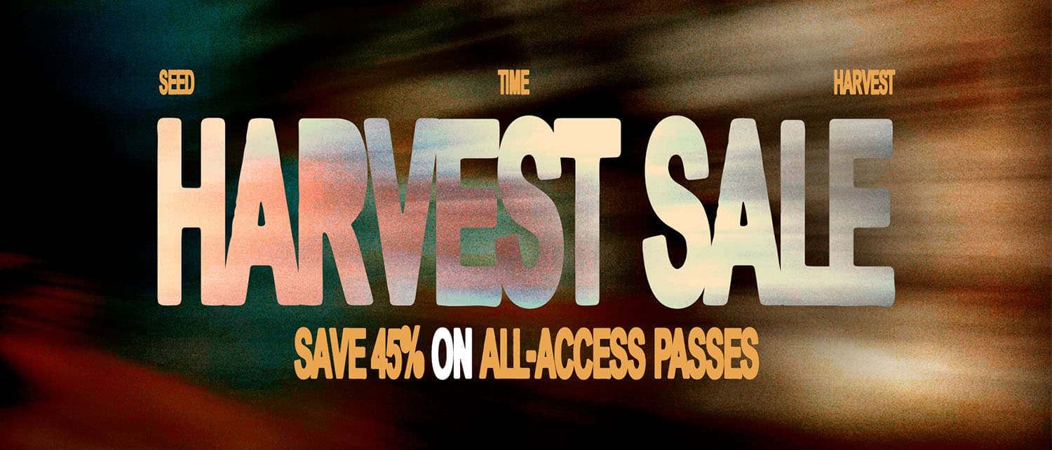 Harvest Sale. 45% off All-Access, and your rate stays locked.