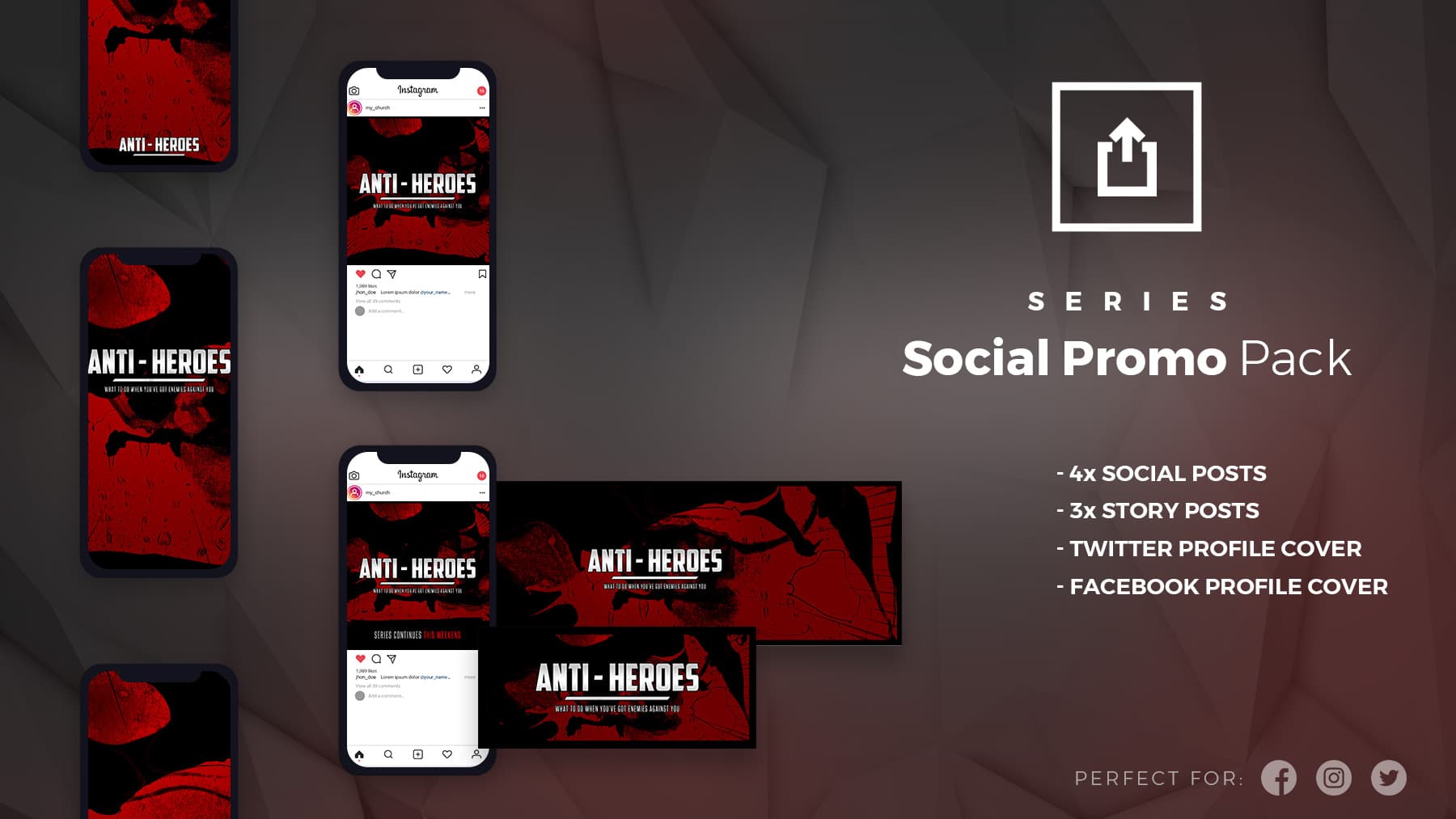 hero social promo