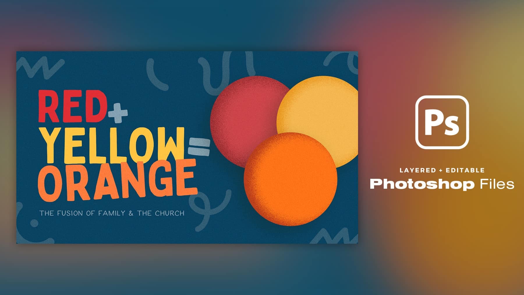 red+yellow=orange series pack
