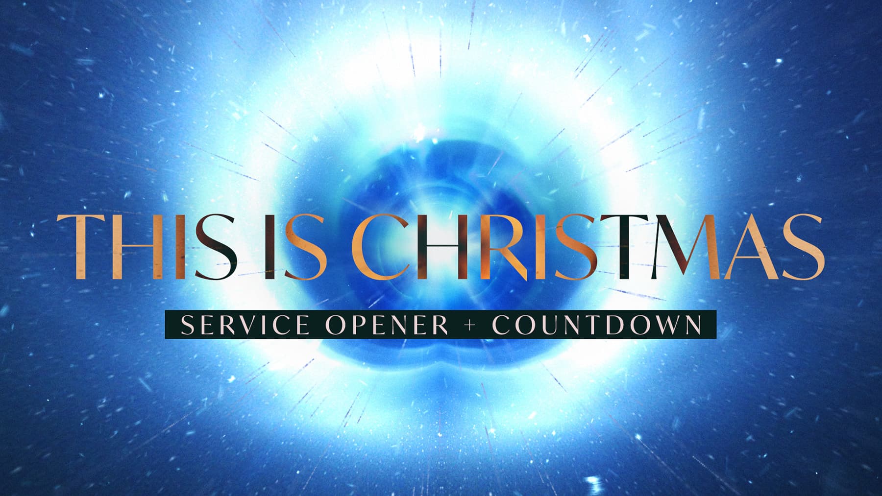 Christmas service countdown graphic