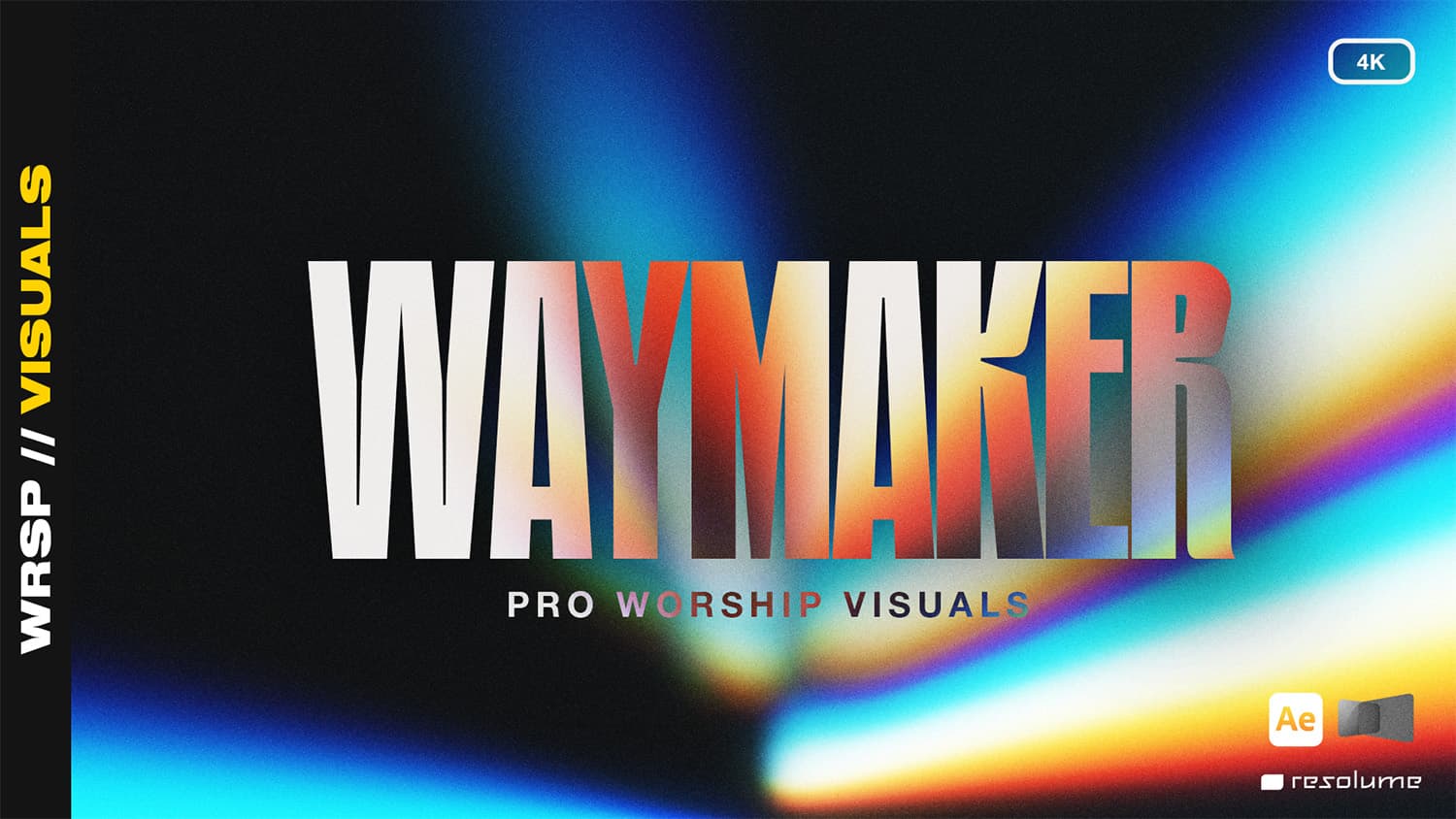 Waymaker visuals for worship in 4K quality