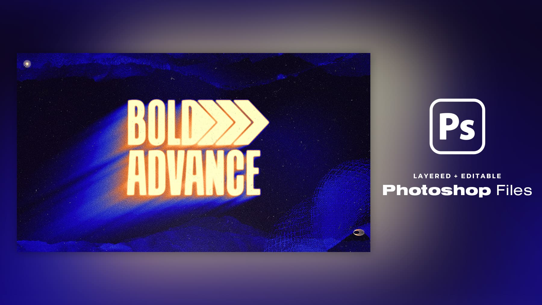 Bold Advance Photoshop editable template
