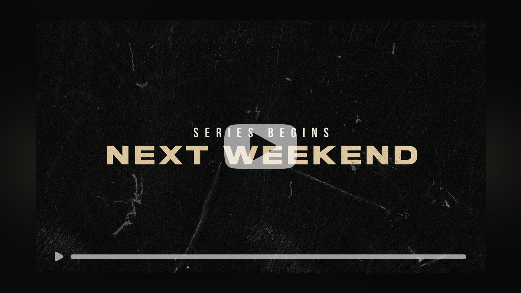 Series starts next weekend announcement