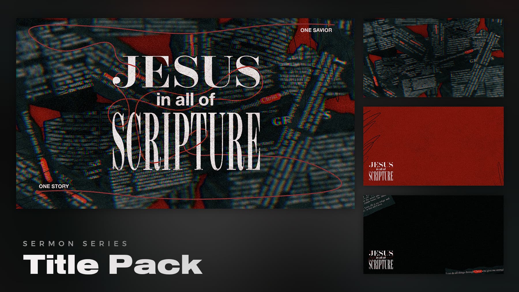 Jesus in all of Scripture – Title Pack