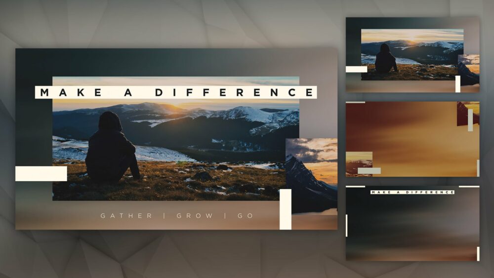 Make a Difference – Stills Pack