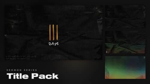 3 days series pack
