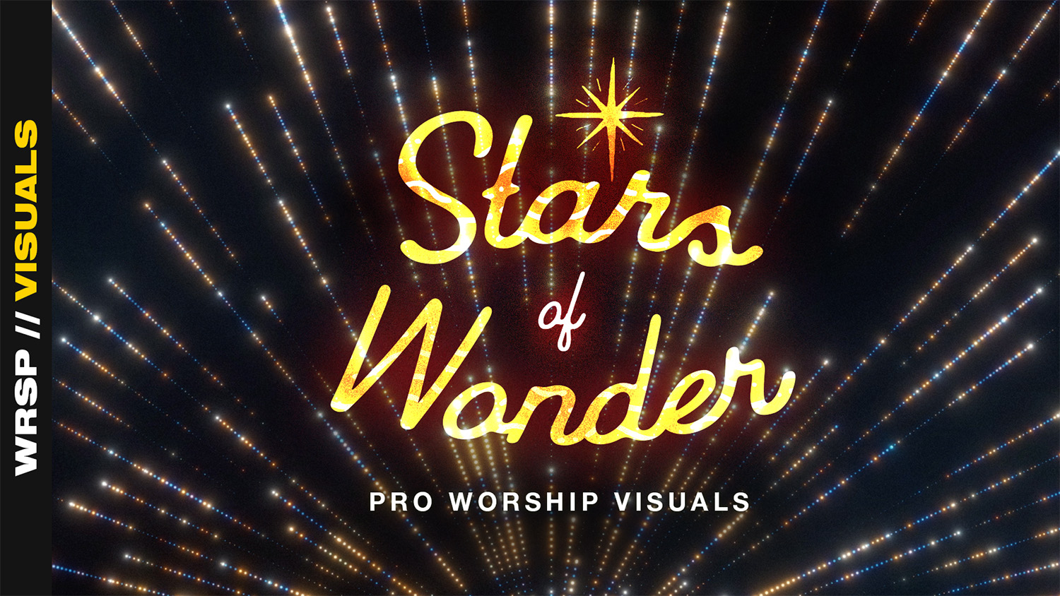 Stars of Wonder worship visual design