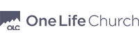 One Life Church logo with mountain icon