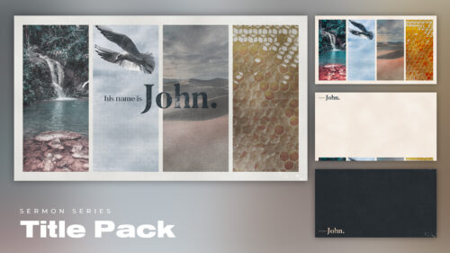 His Name Is John – Title Pack